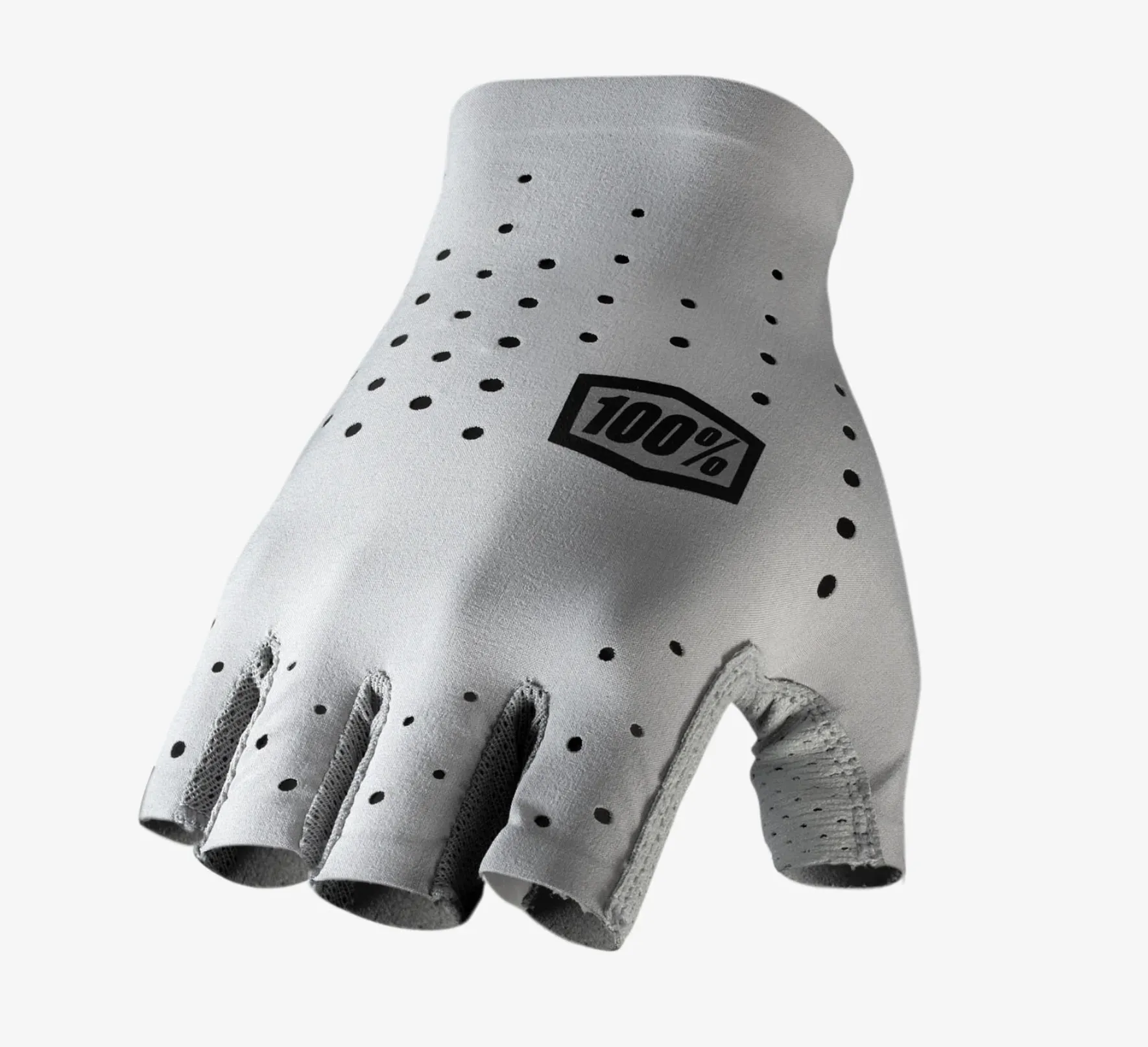 100% Sling - Grey, Short Finger Cycling Gloves (Pair) XXL