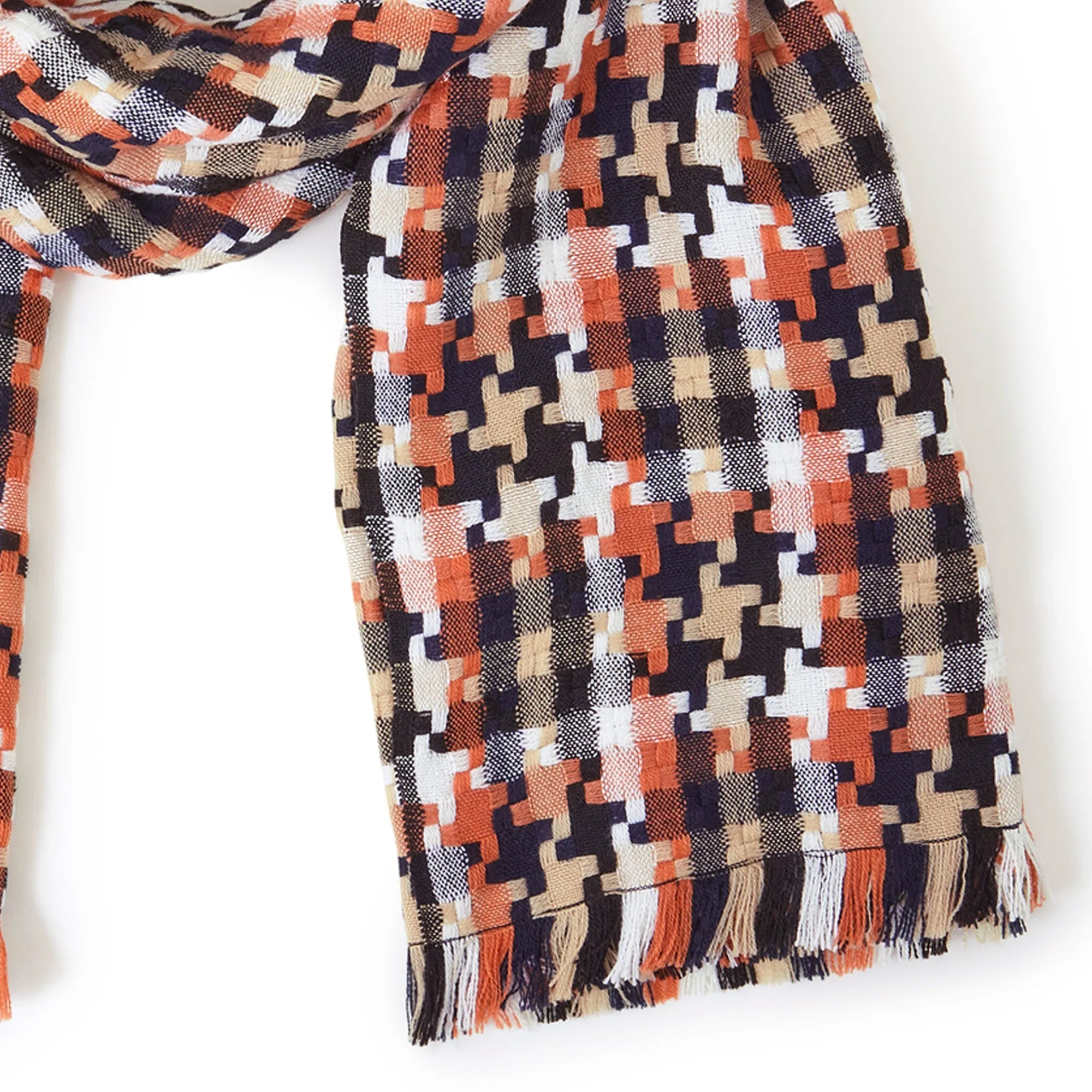 Accessorize London Women's Multi Woven Check Blanket