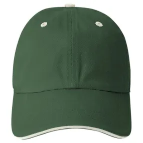 AHEAD Dark Green/Vintage White Classic Cut Sandwich Brim Cap