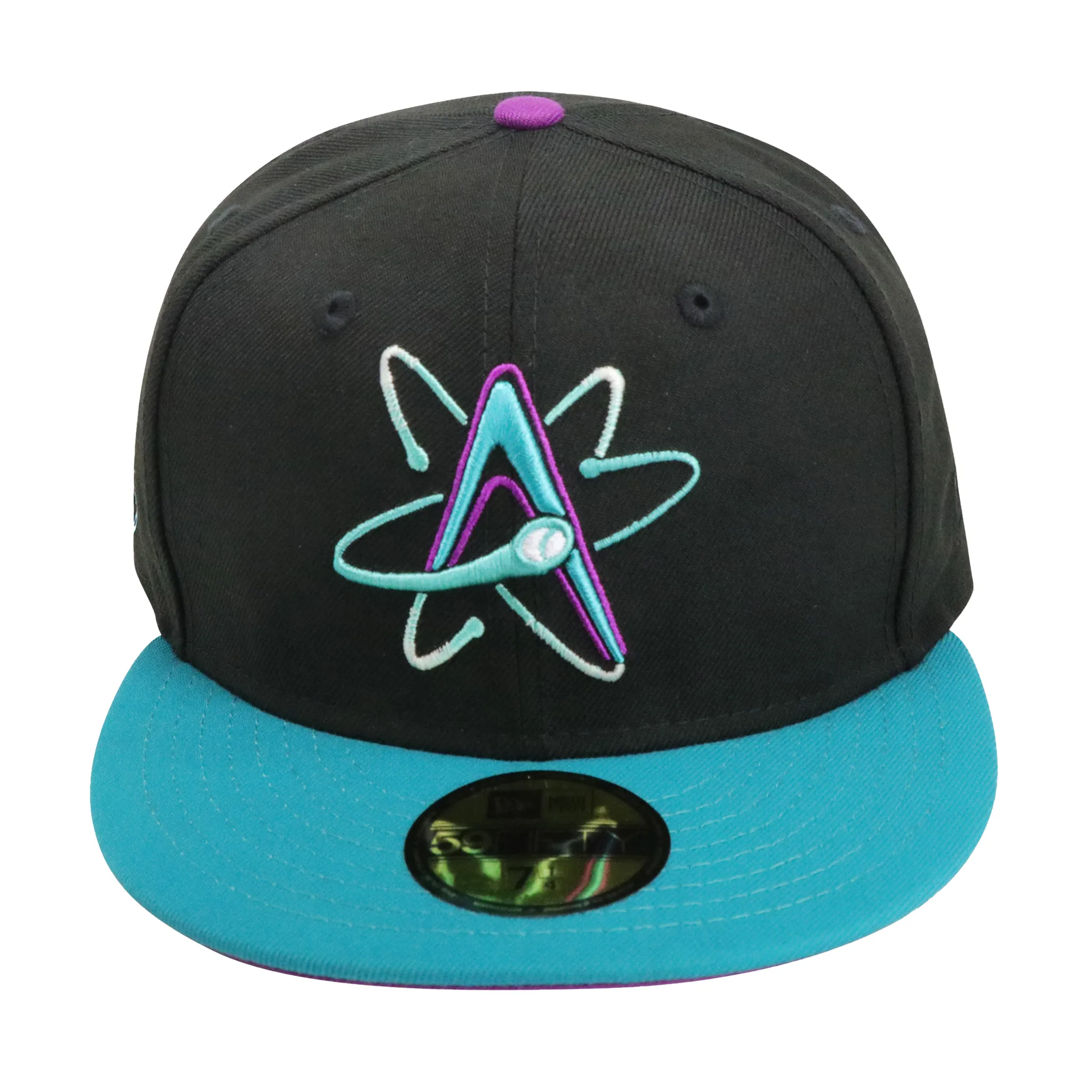 ALBUQUERQUE ISOTOPES NEWERA 59FIFTY (GRAPE UNDER VISOR)