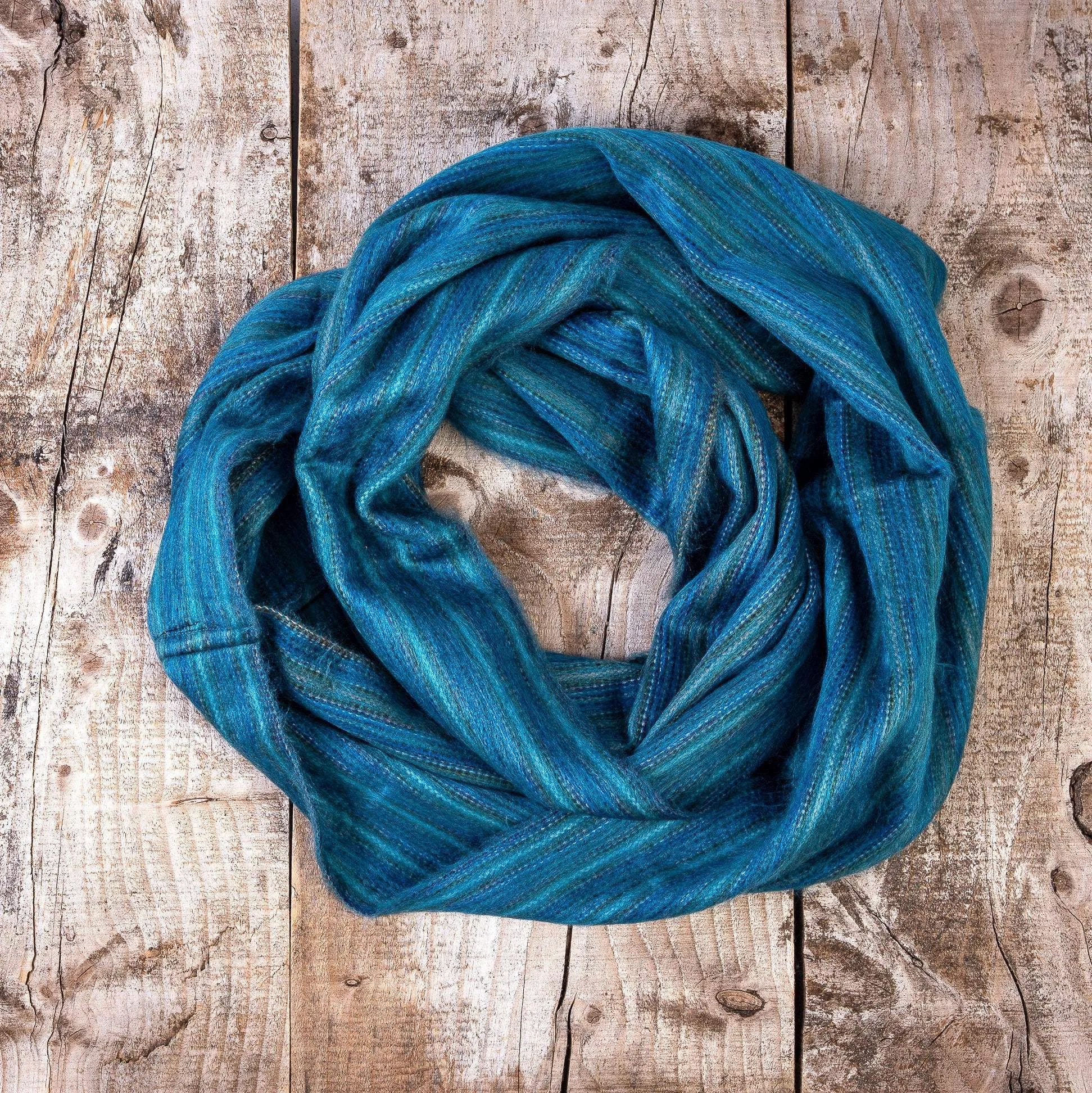 Alpaca Infinity scarf - Emerald