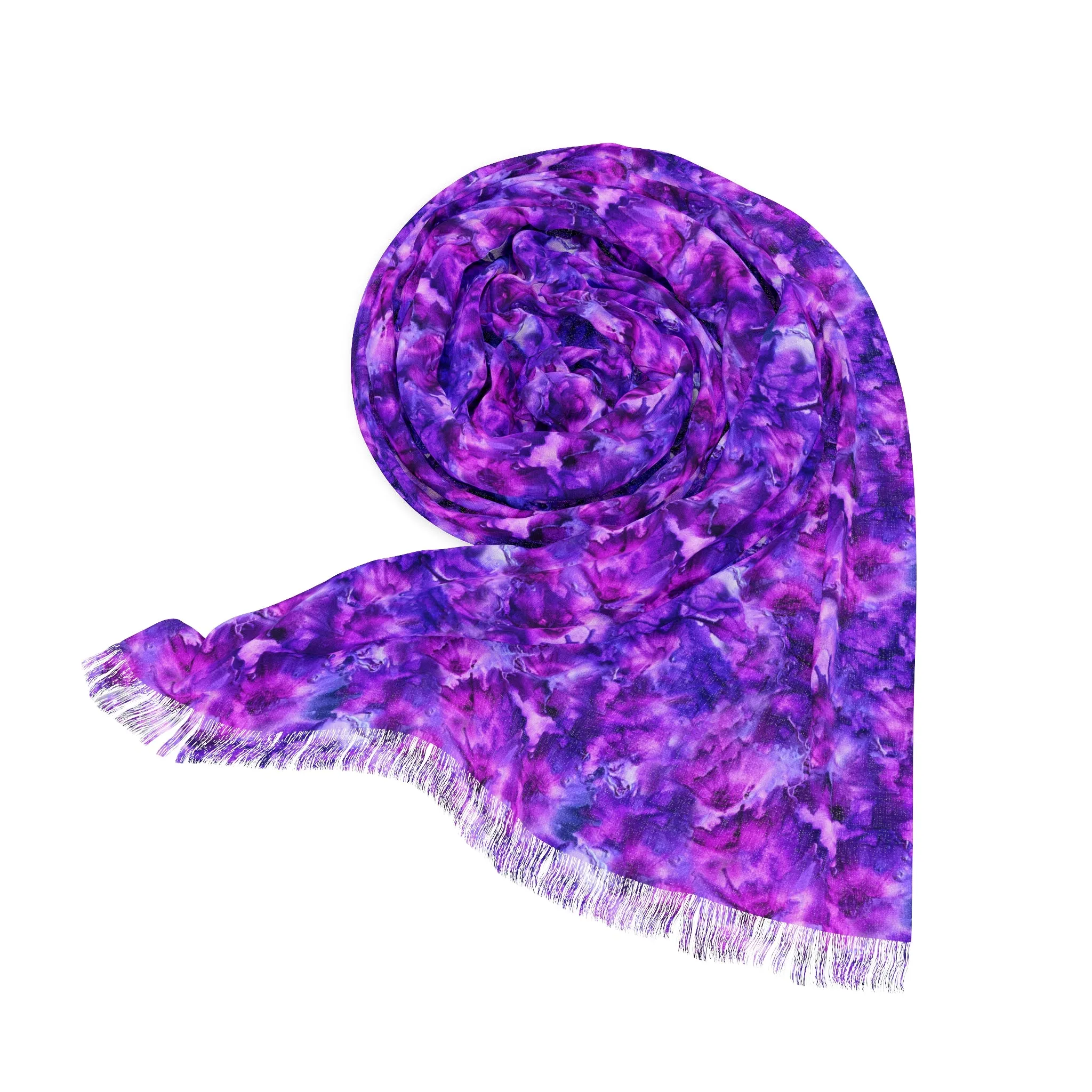 Amethyst Dreams Fringe Scarf