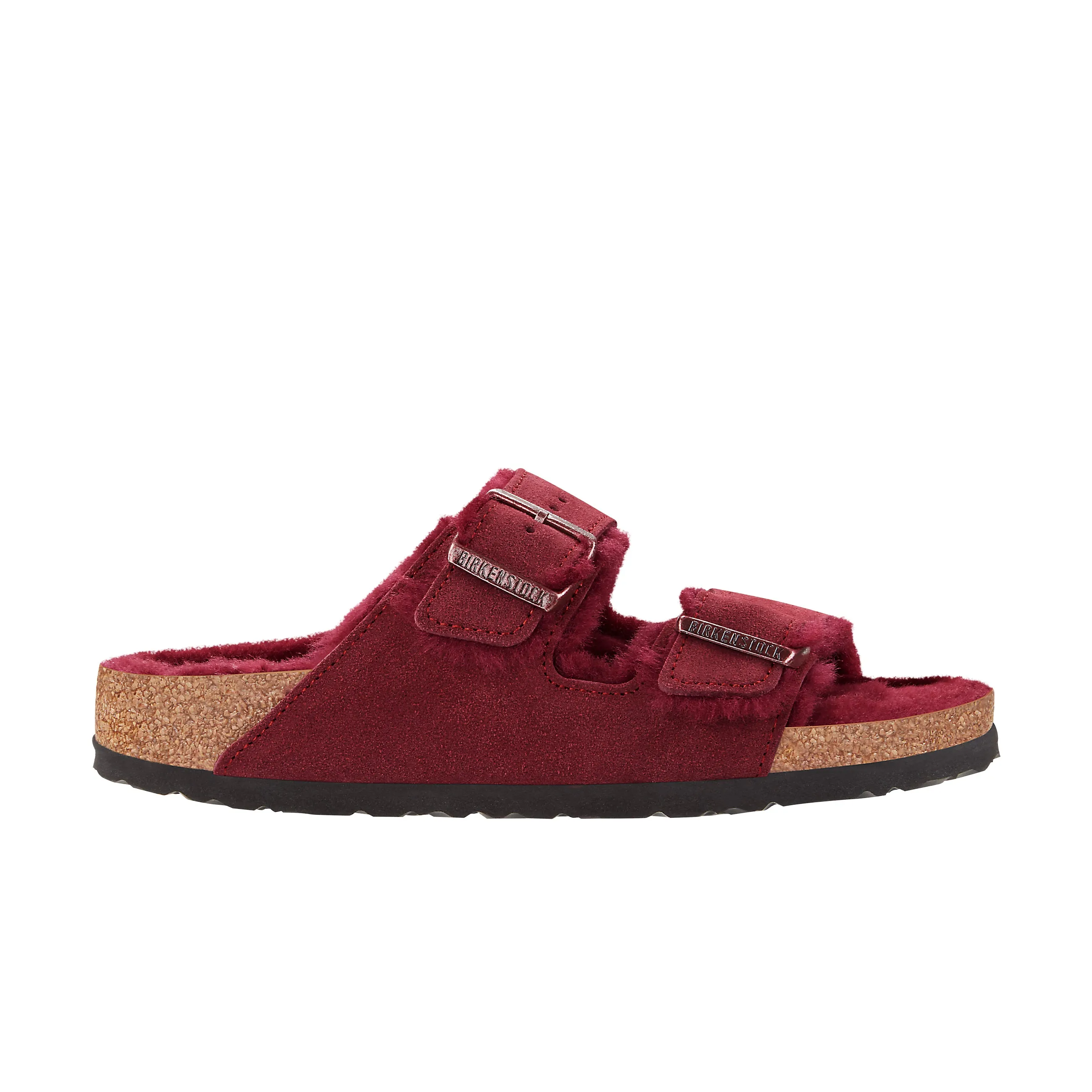 Arizona Maroon Suede Leather/Shearling