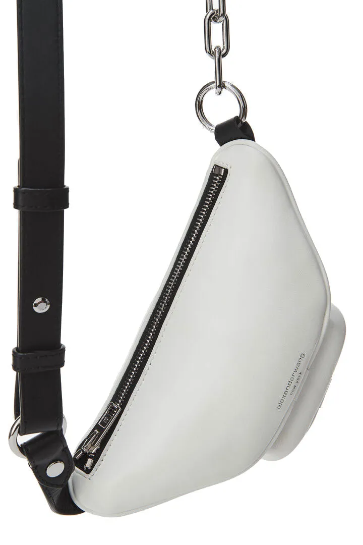 Attica Belt Bag, White/White