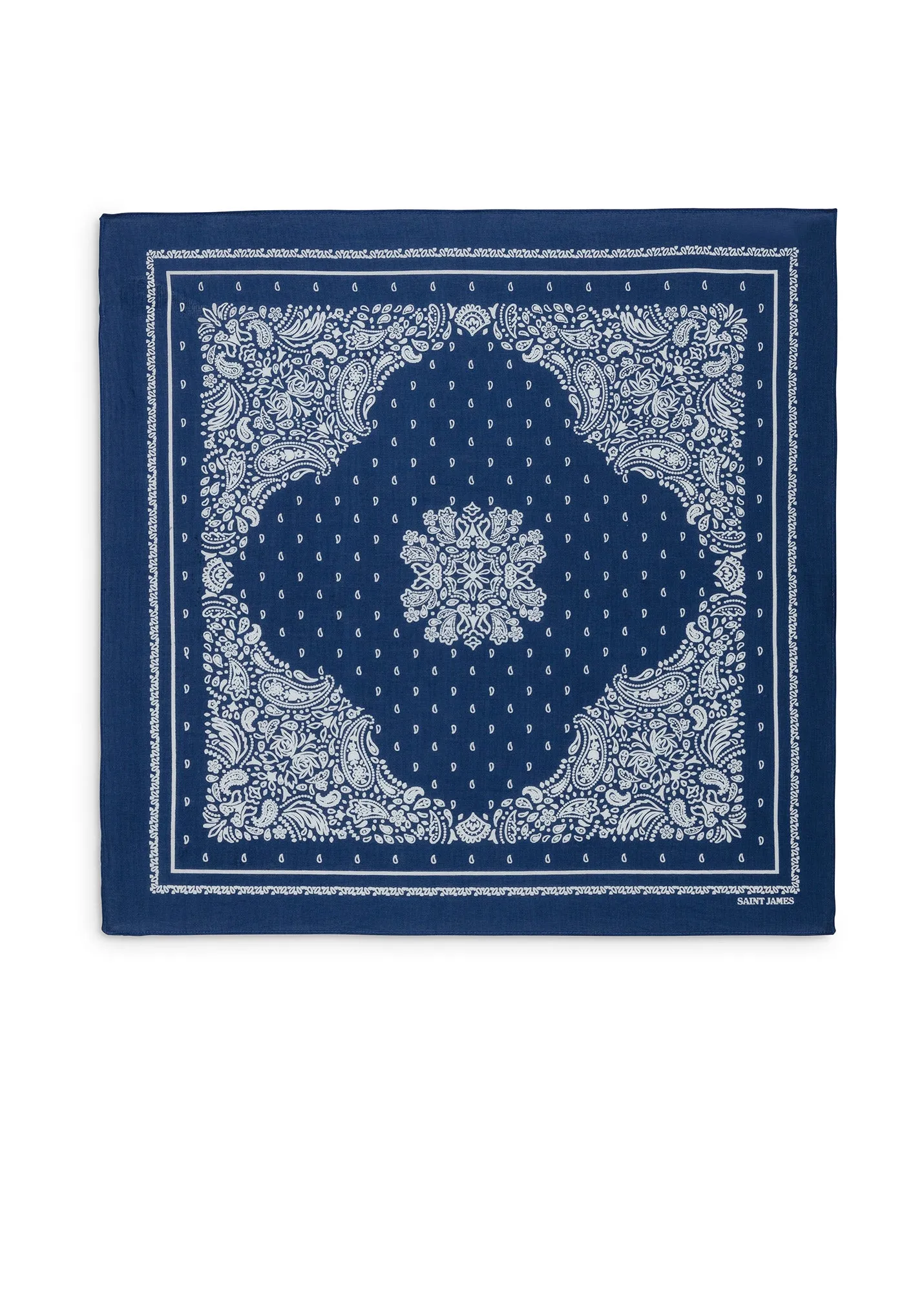 Bandana scarf - in cotton (INDIGO)