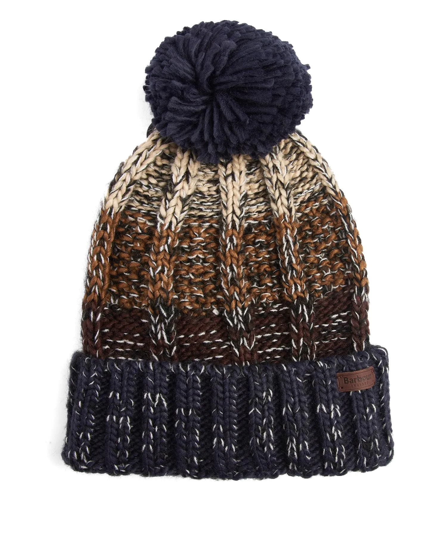 Barbour Mens 'Harlow' Knit Bobble Beanie Hat