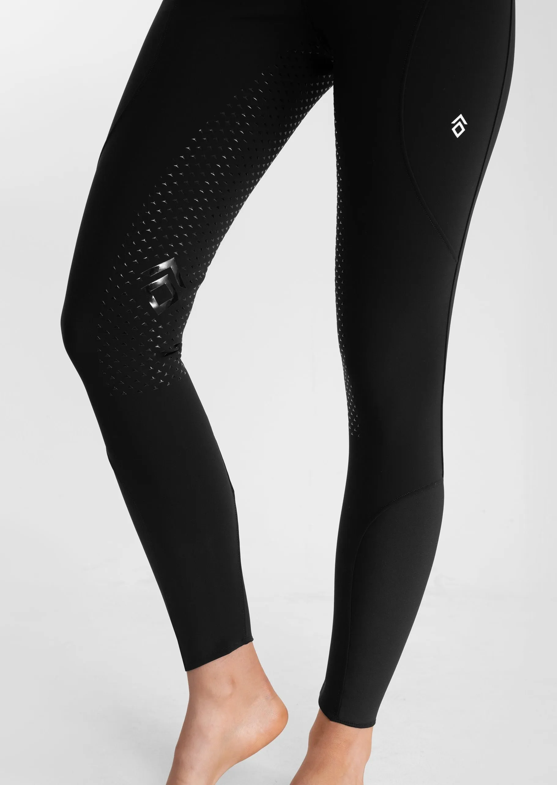 Black Core Mid-Rise Breeches Full Seat