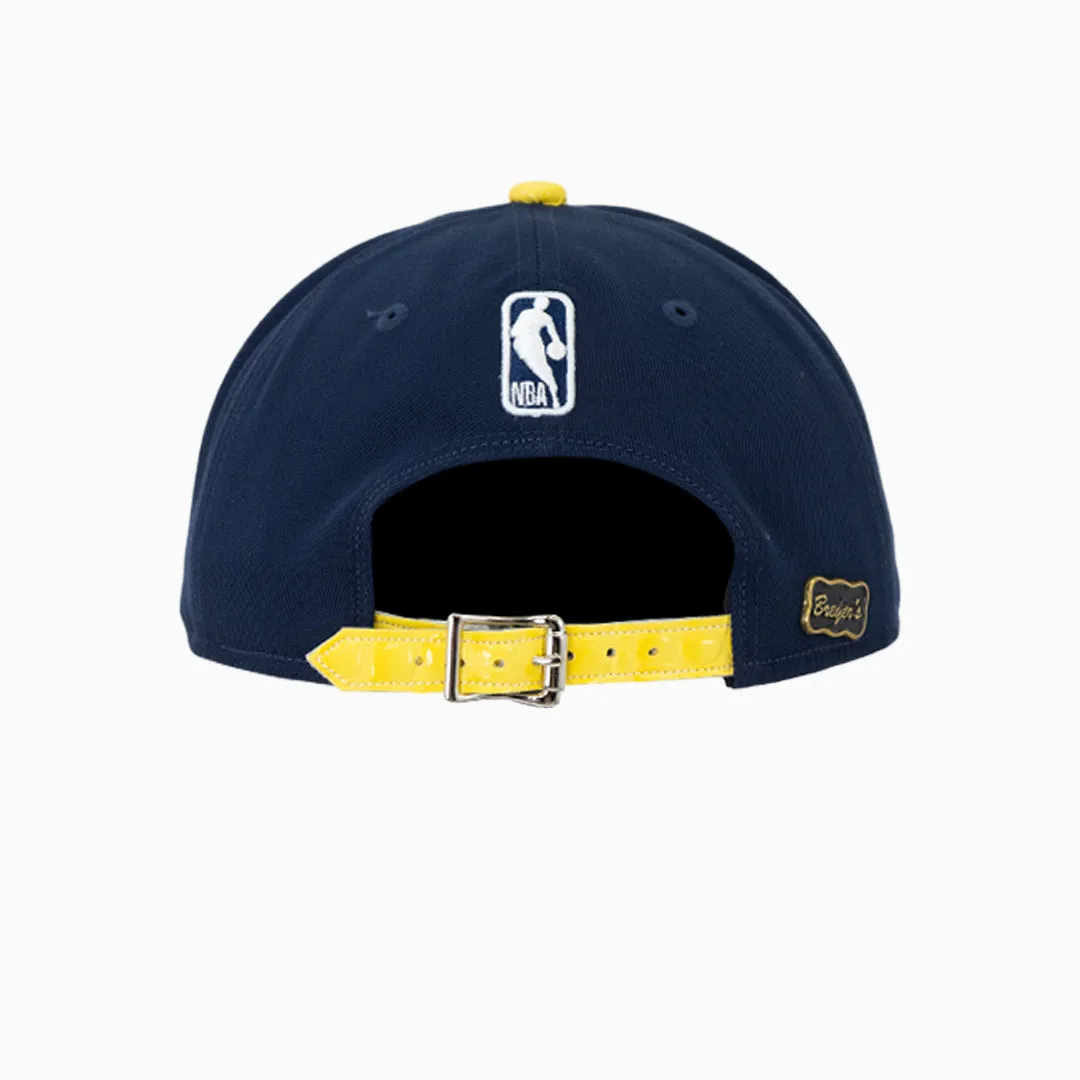 Breyer's Buck 50 Indiana Pacers NBA Hat With Leather Visor