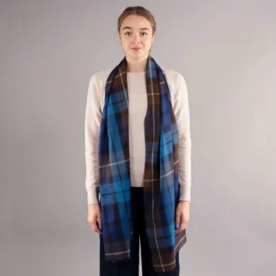 Buchanan Blue Extra Fine Merino Wool Stole/Scarf