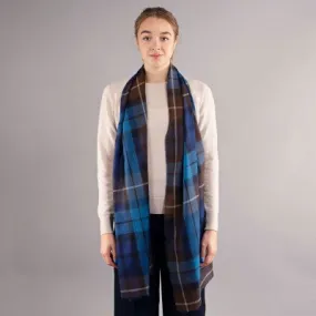 Buchanan Blue Extra Fine Merino Wool Stole/Scarf