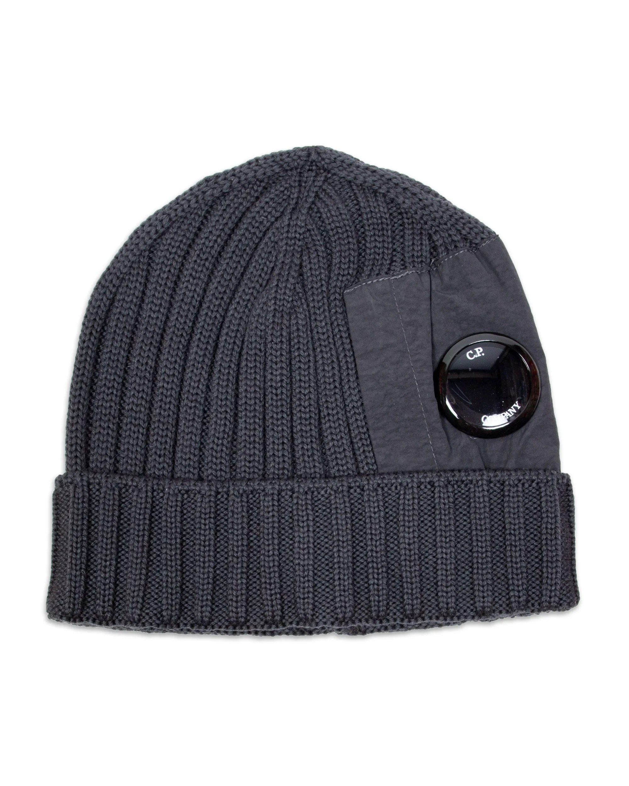 Cappello Beanie CP Company Knit Google Grigio