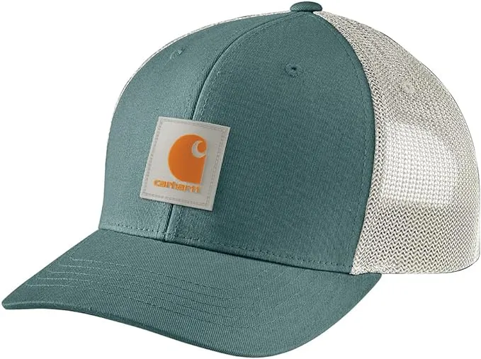 Carhartt Men's Rugged Flex Twill Mesh-Back Logo Patch Cap