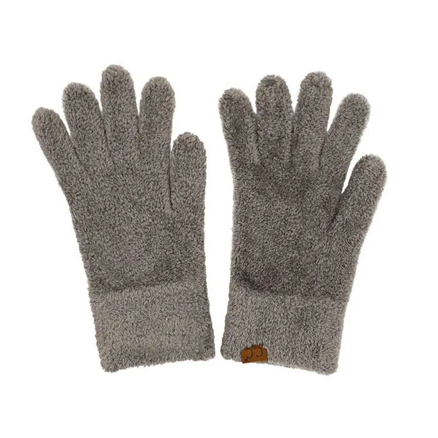 C.C Plush Terry Chenille Gloves