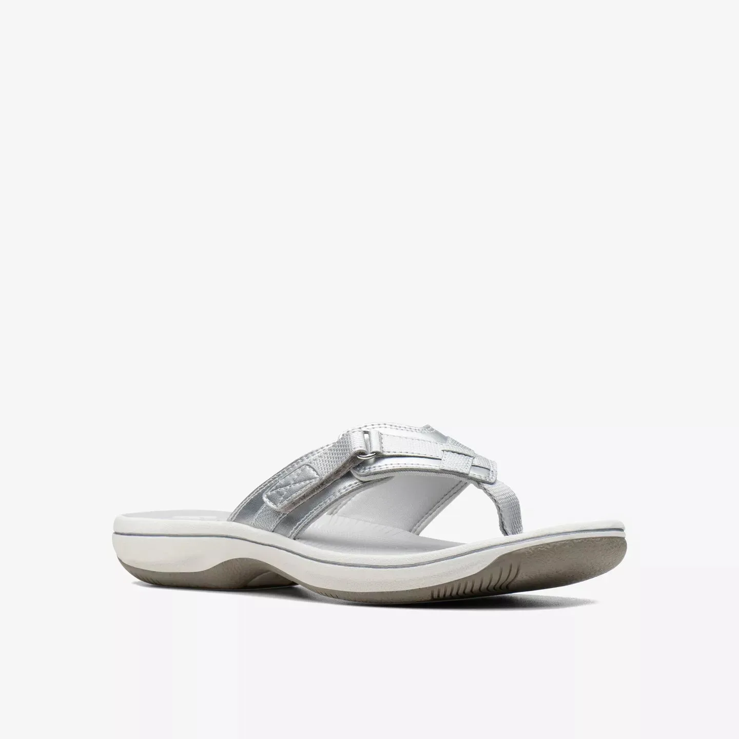 Clarks Brinkley Sea Silver Sandals