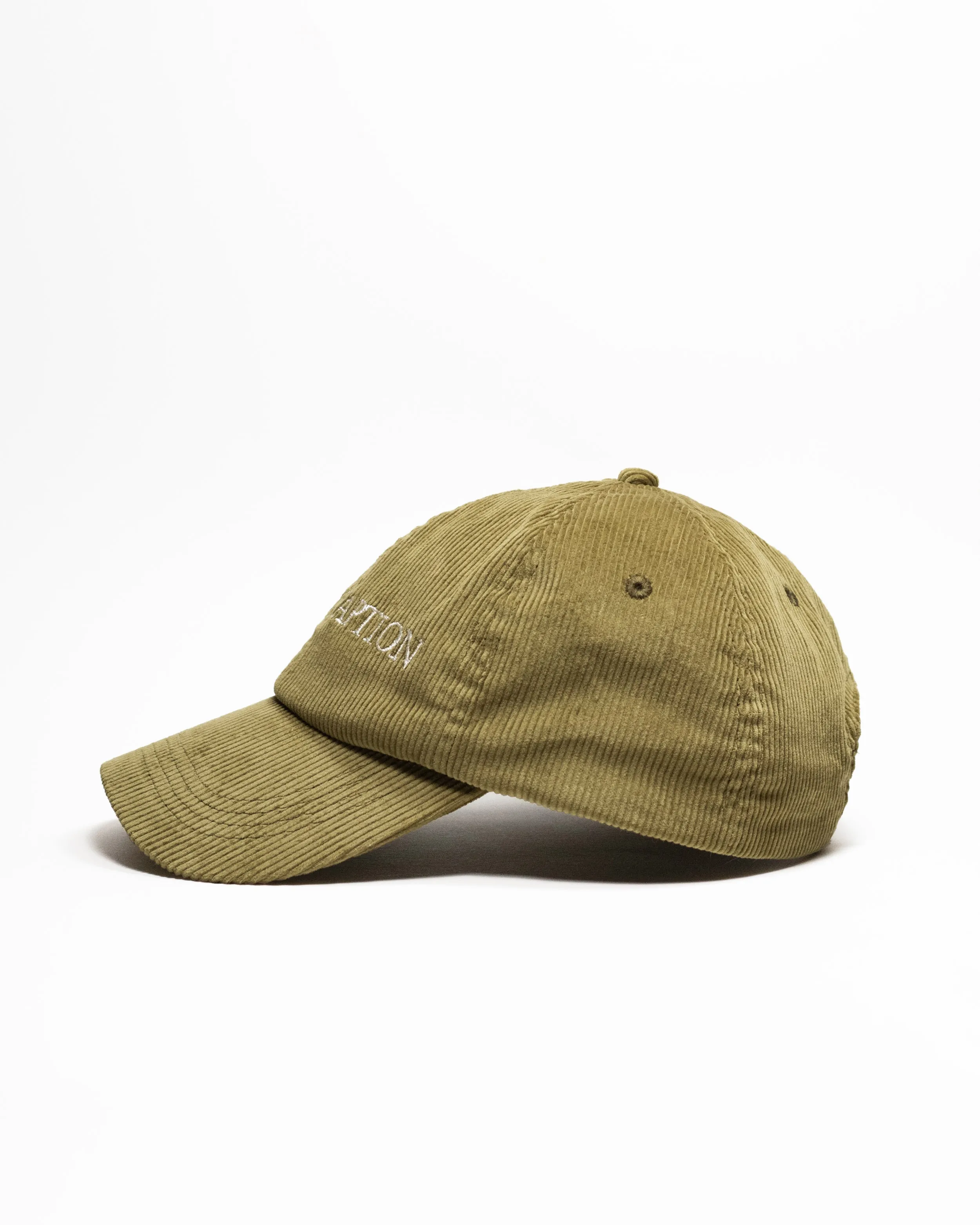 Closed Caption Corduroy Cap in Hazelnut