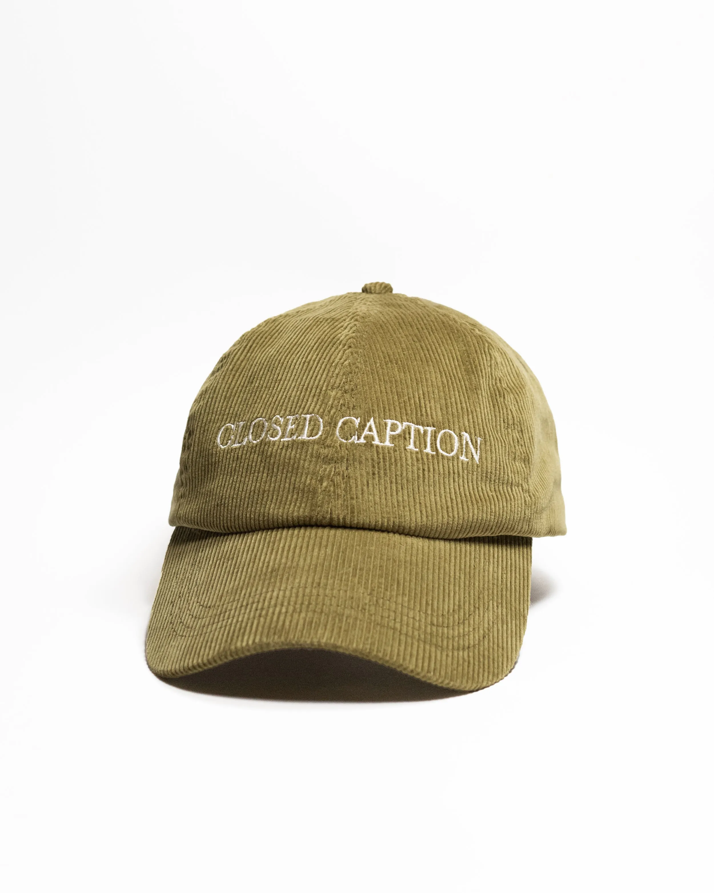 Closed Caption Corduroy Cap in Hazelnut