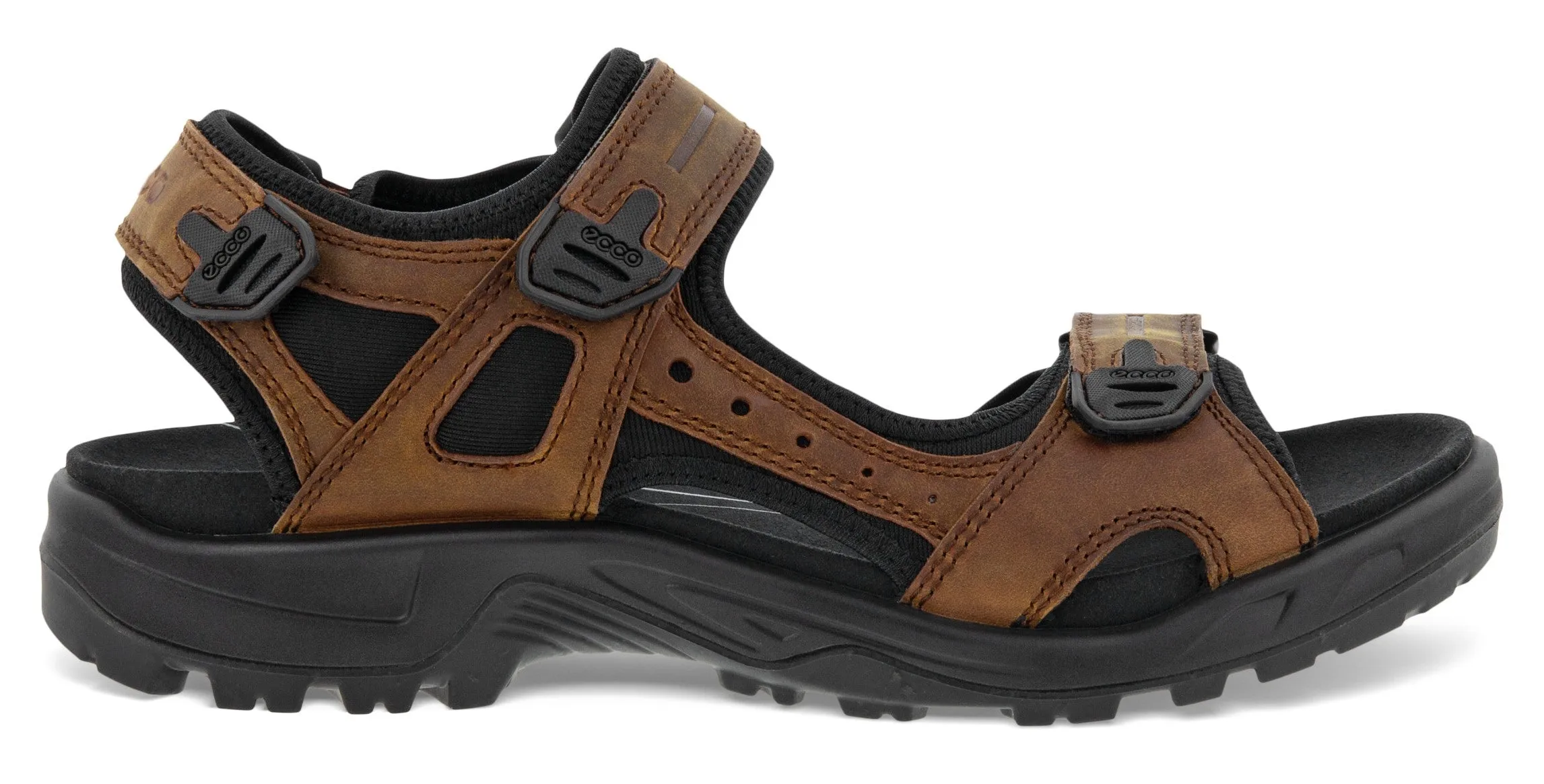 Ecco 822184-02671 Offroad Mens Leather Touch-Fastening Sandal