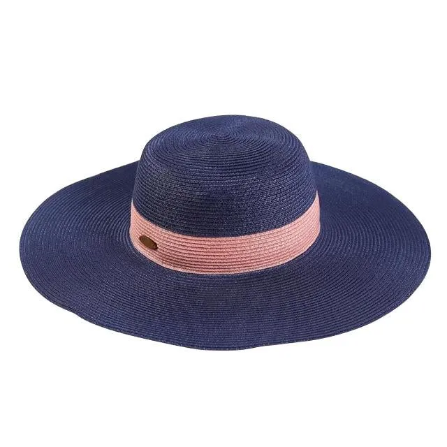 Foldable Large Brim Straw Sun Hat