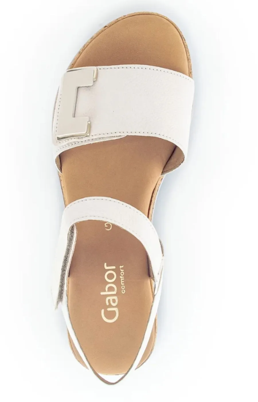 Gabor Slingback Sandal in Cream