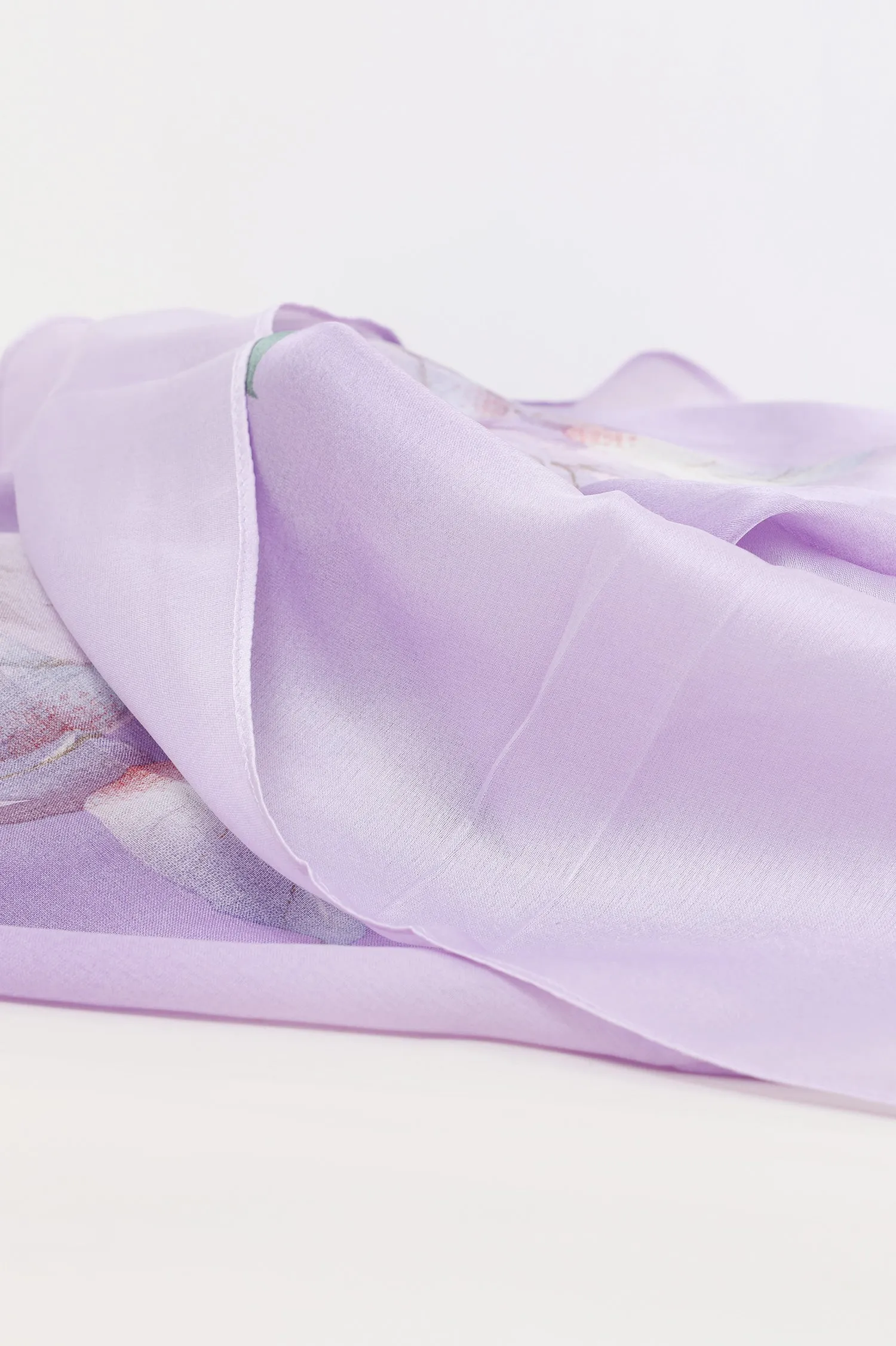 GARDEN GALA SCARF-PURPLE