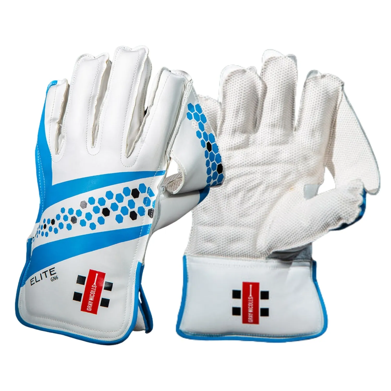 Gray Nicolls Wicket Keeping Gloves, Model GN6 Elite, Adult