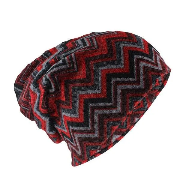 Hip-hop Geometric Beanie, Scarf or Skullie