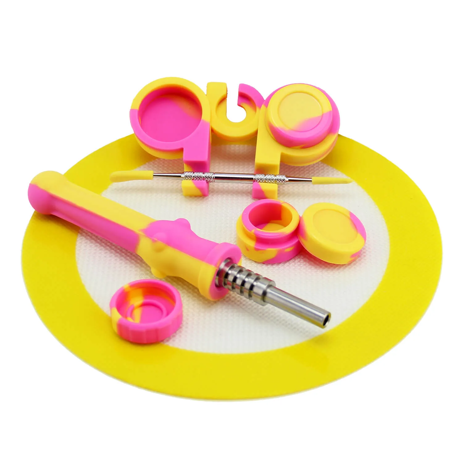 Honey Straw Kit With Dab Mat