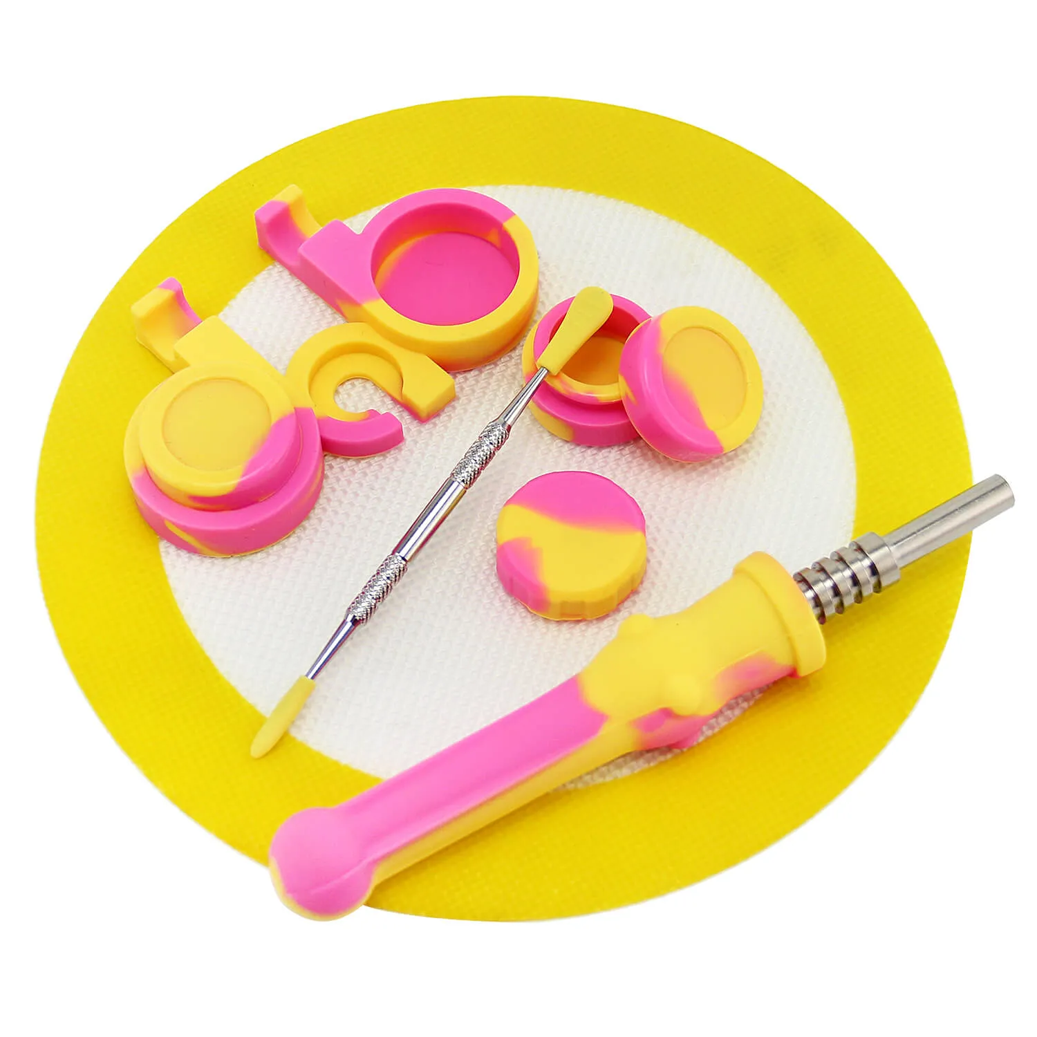 Honey Straw Kit With Dab Mat