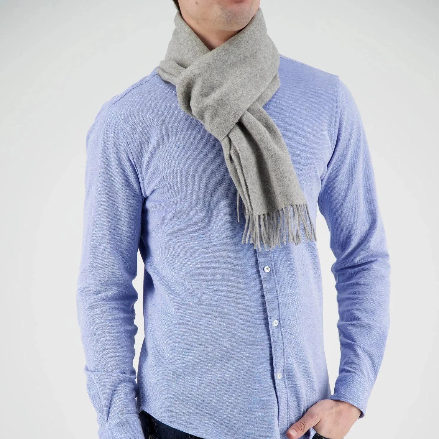 Joshua Ellis Grey Scarf