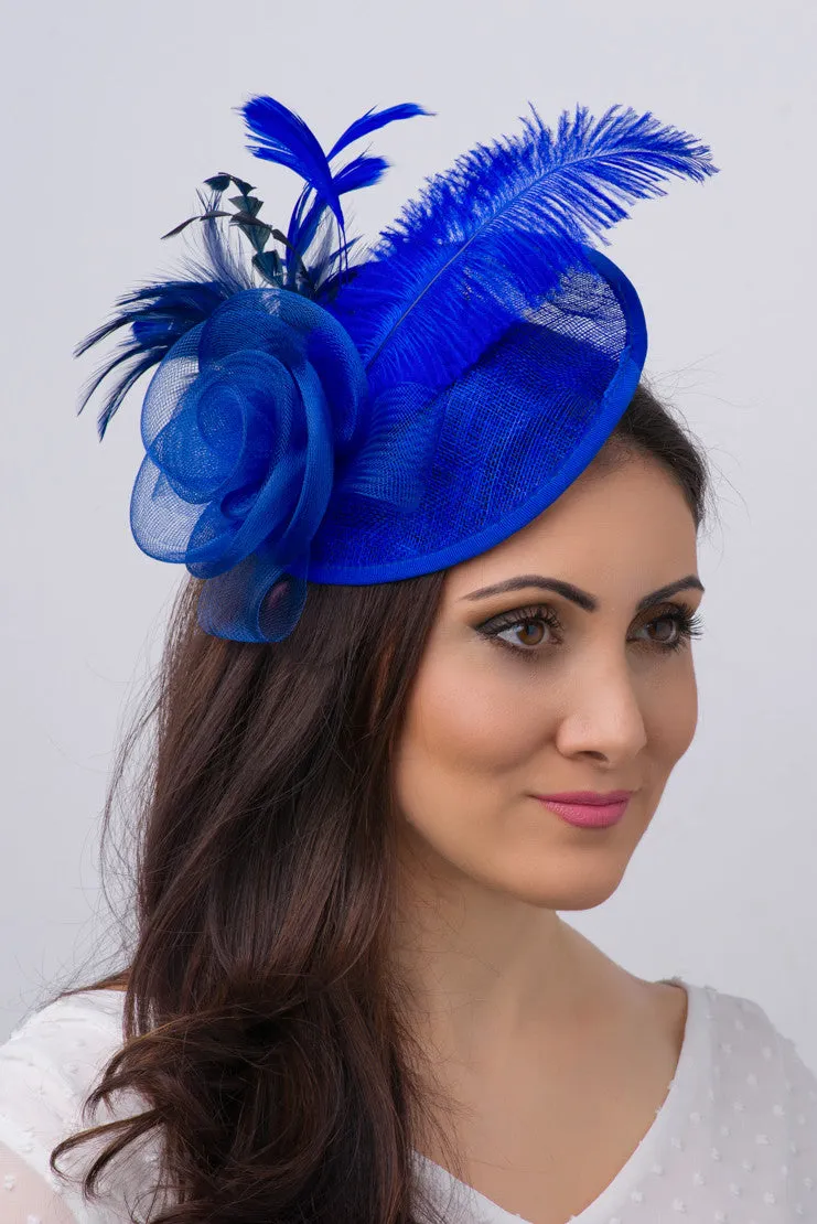 Kate Fascinator - Royal Blue