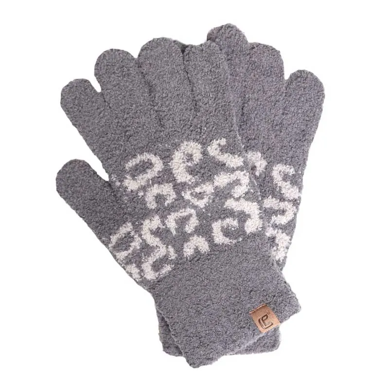 Leopard Cozy Gloves