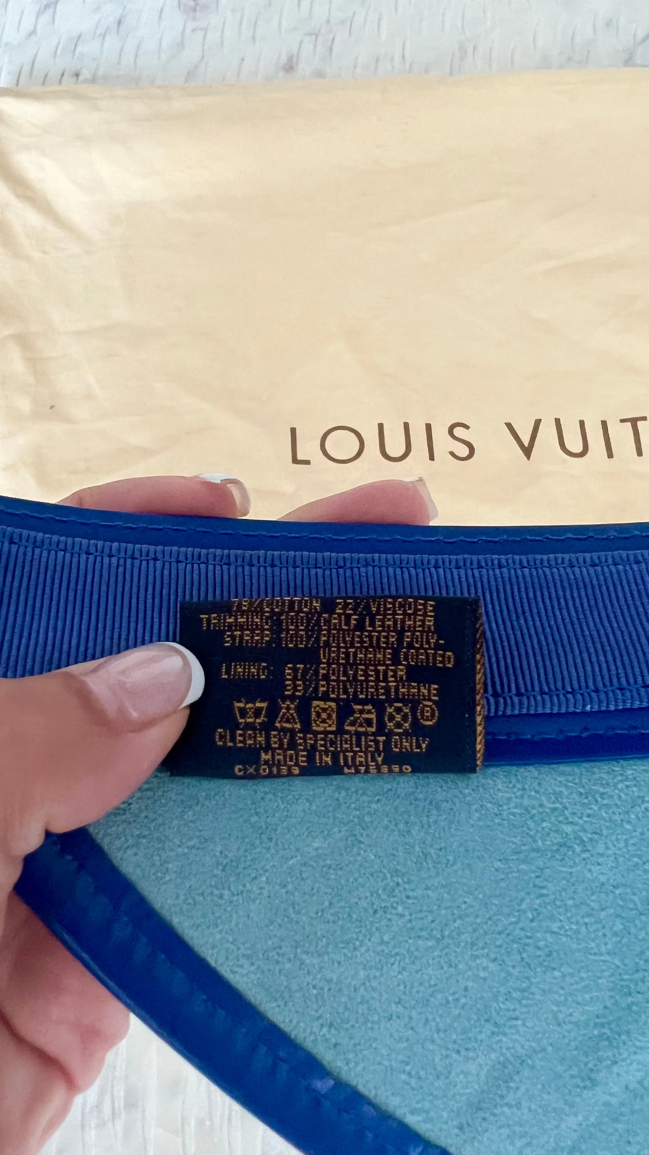 Louis Vuitton Raffia Visor