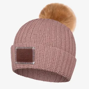 Love Your Melon - Misty Rose Pom Beanie (Natural Pom)