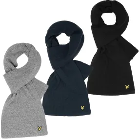 Lyle & Scott Mens Racked Rib Scarf