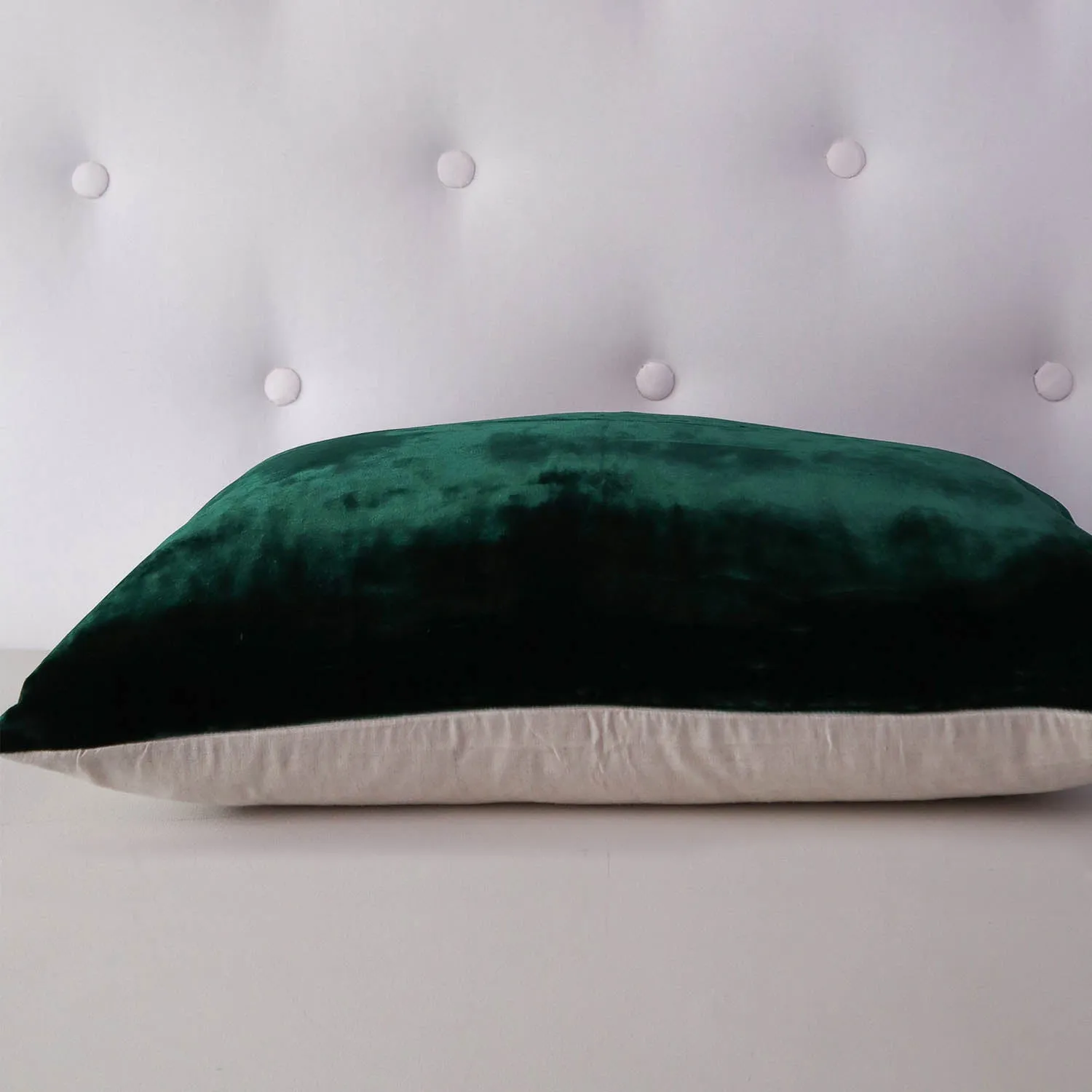 Maison Velvet Cushion Emerald