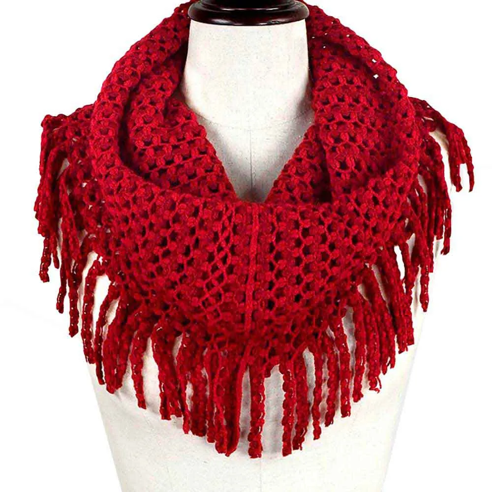 Mini Tube Fringe Scarf