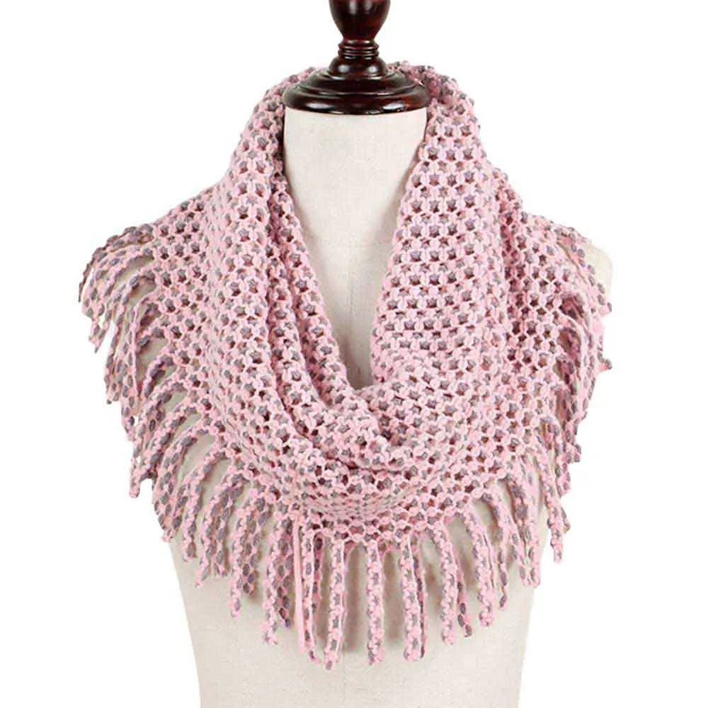 Mini Tube Fringe Scarf