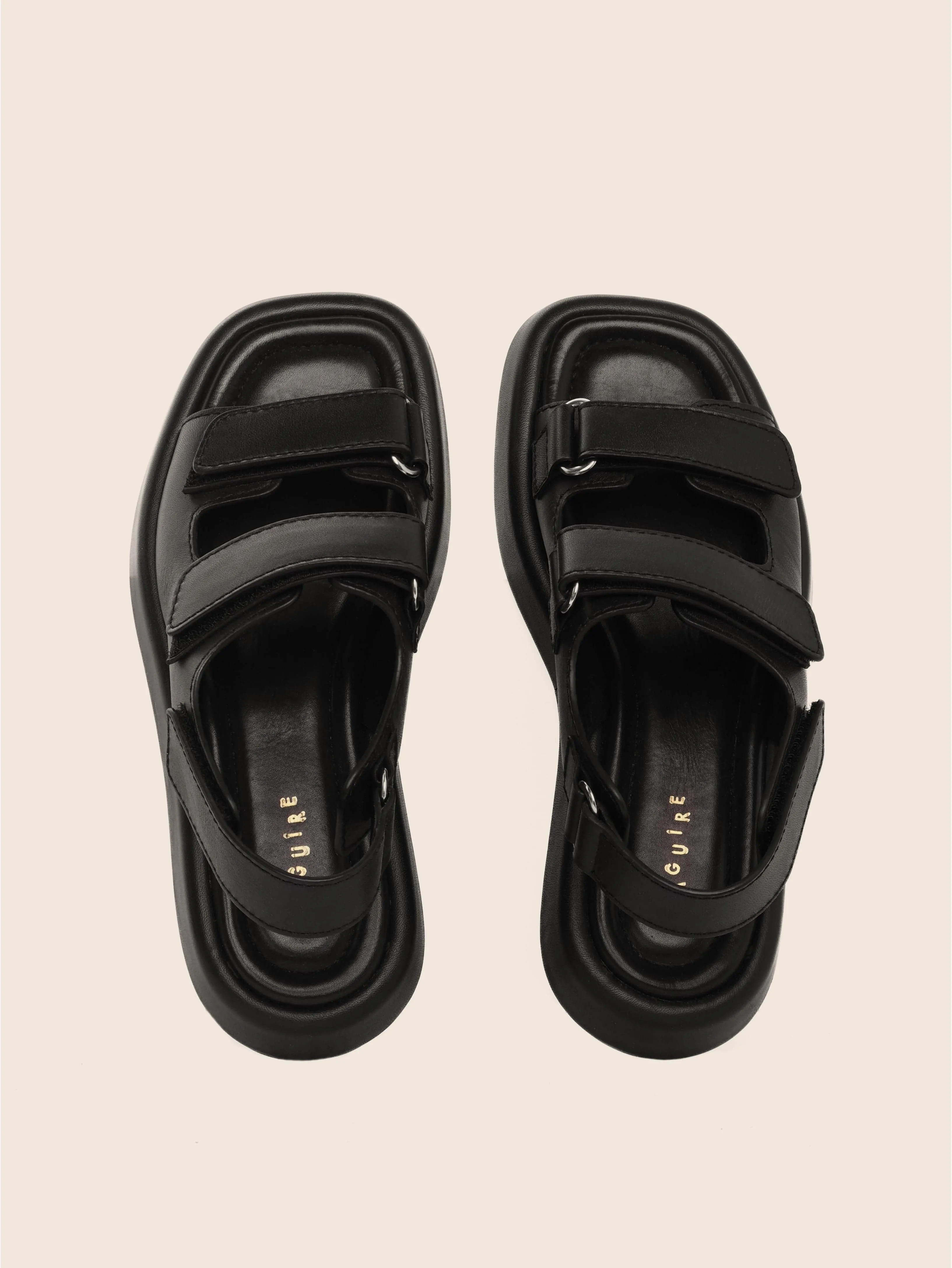 Murcia Black Sandal