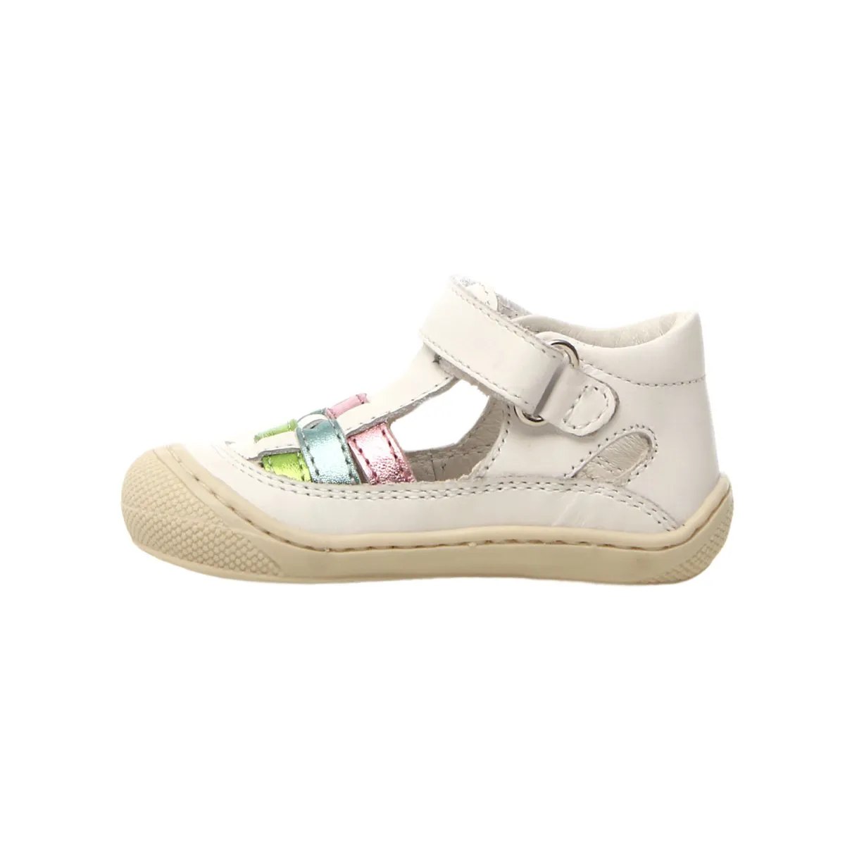 Naturino Toddler's (Sizes 19-22) White Shimmer Fisherman