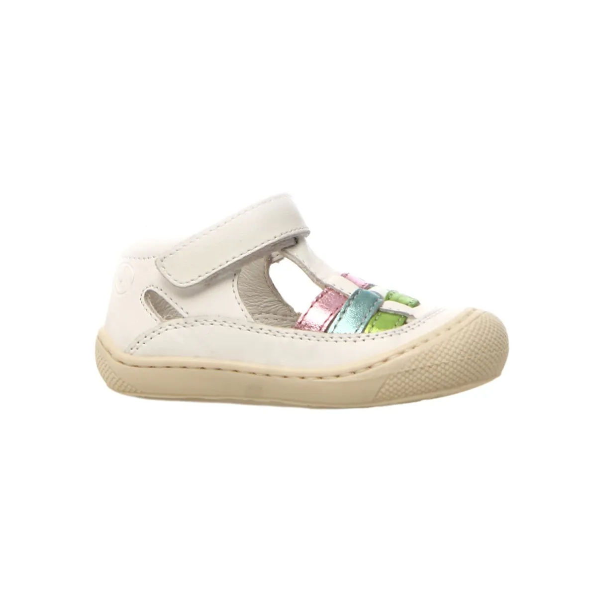 Naturino Toddler's (Sizes 19-22) White Shimmer Fisherman