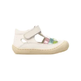 Naturino Toddler's (Sizes 19-22) White Shimmer Fisherman