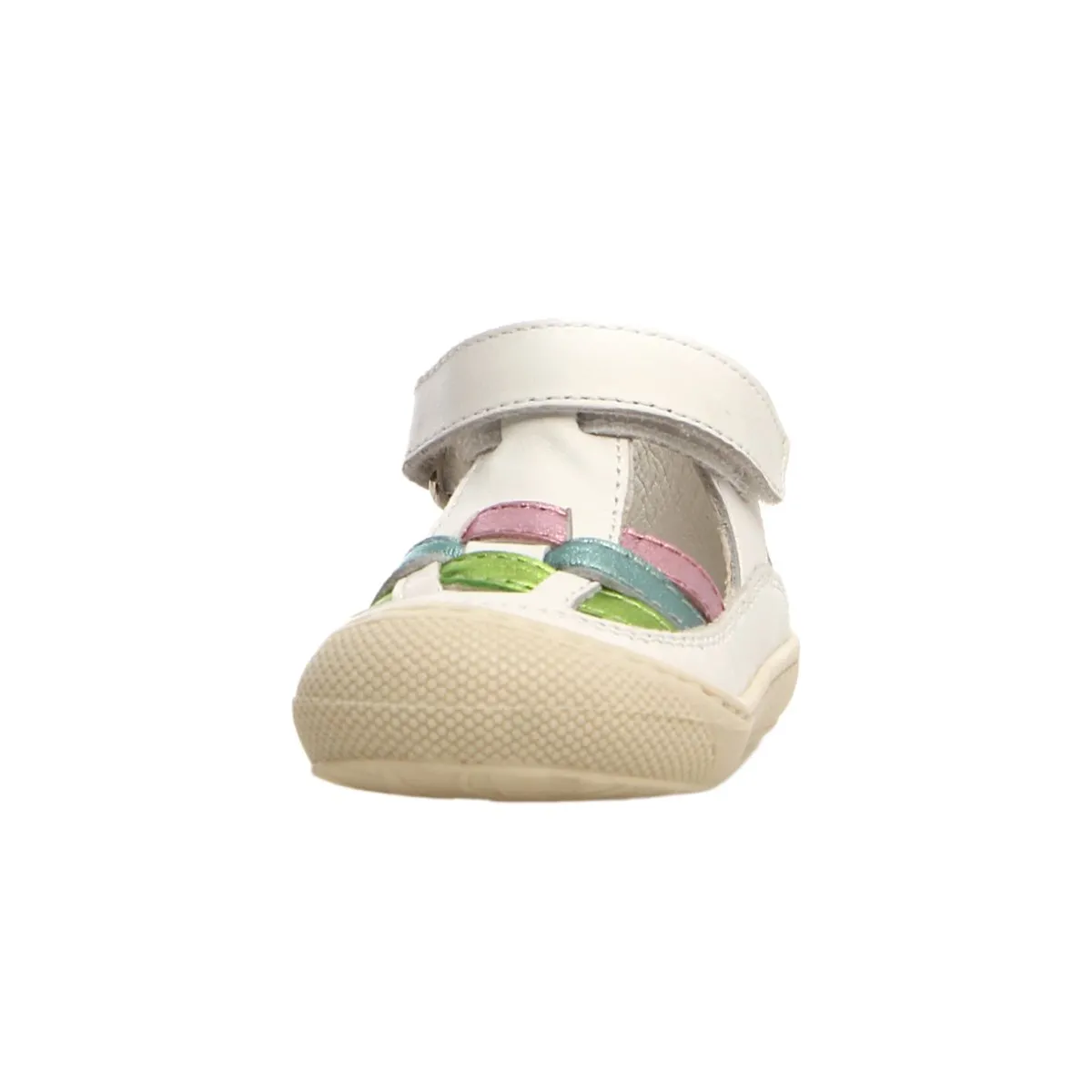 Naturino Toddler's (Sizes 19-22) White Shimmer Fisherman