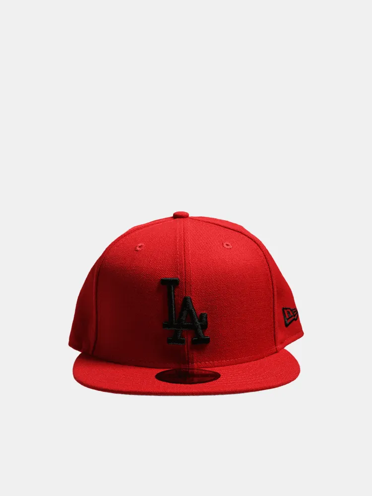 New Era 59FIFTY Los Angeles Dodgers - Scarlet Red / Black