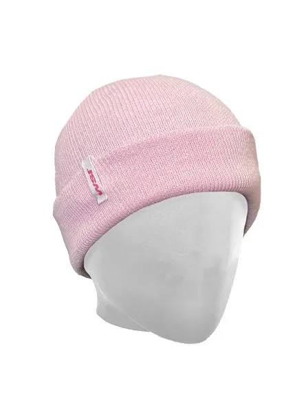 NEW! Pink Beanie Knit Cap by WSI Sportswear Made in USA 000BEANP