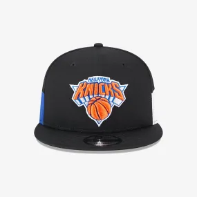 NEW YORK KNICKS MULTI PATCH BLACK 9FIFTY SNAPBACK CAP 'BLACK'