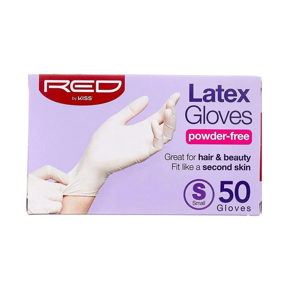 RED BY KISS | Latex Gloves Powder-Free 50 ct