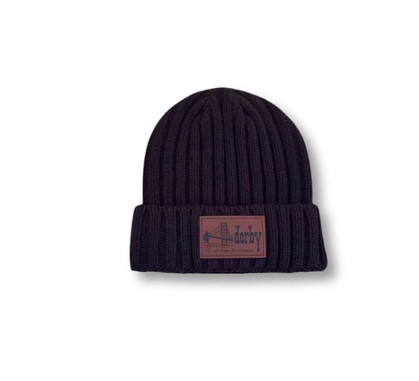 Ribbed Beanie Chocolate Brown