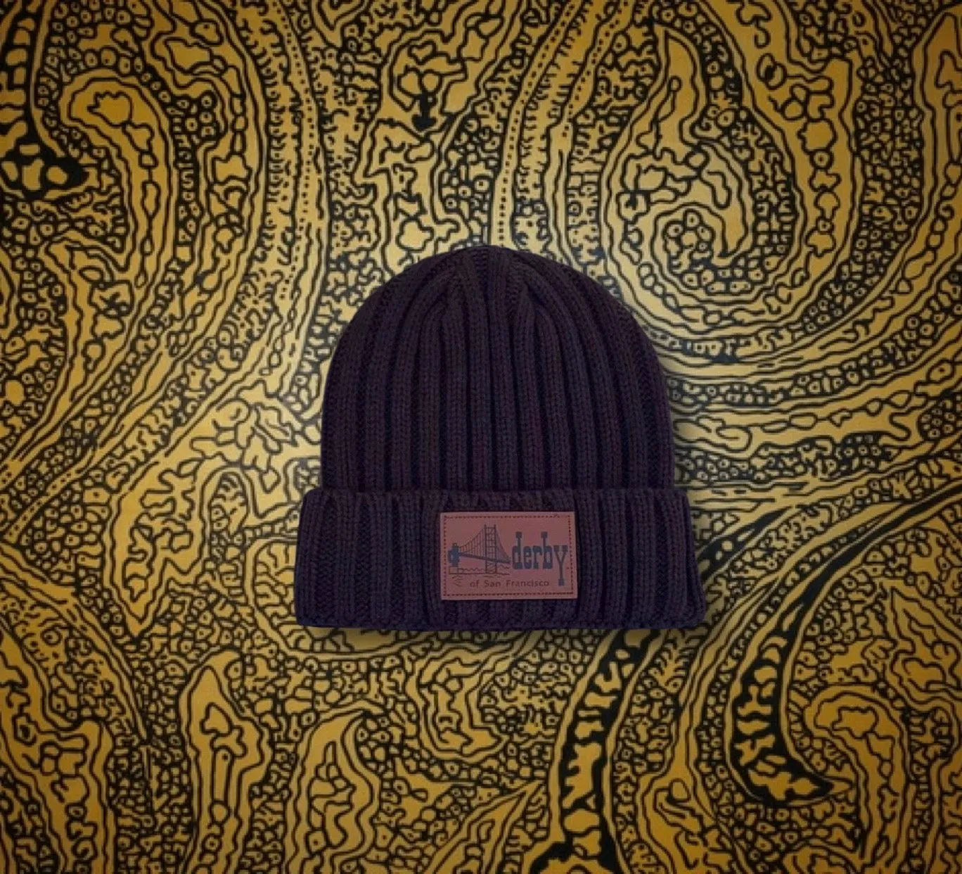 Ribbed Beanie Chocolate Brown