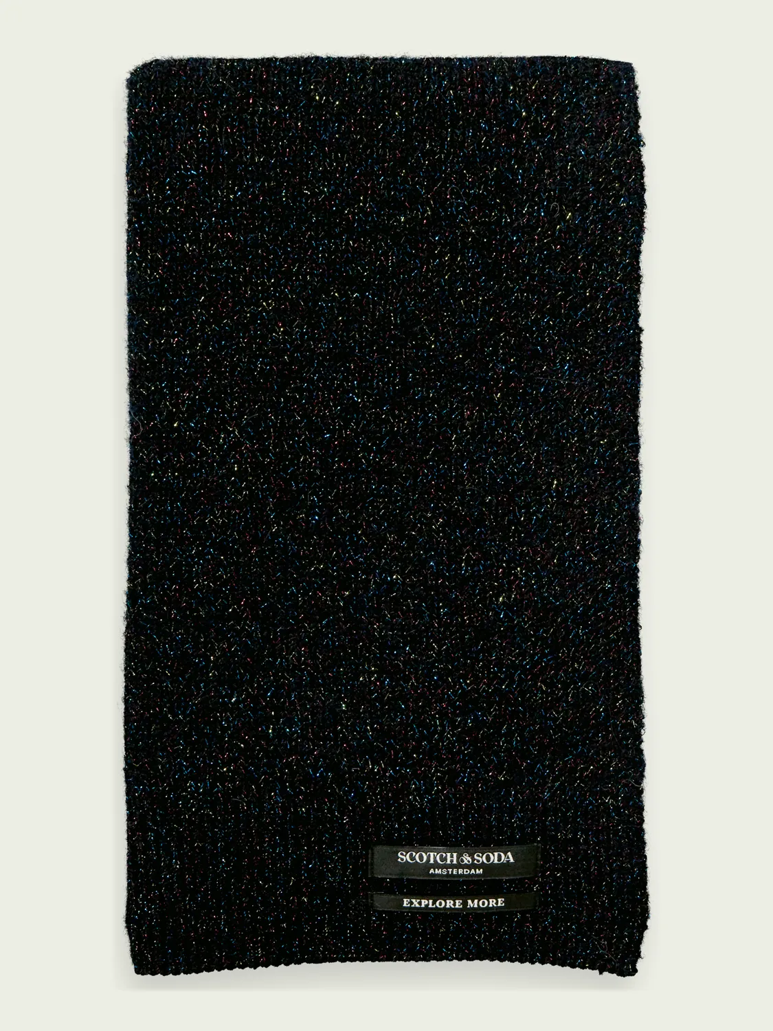 Soft Knitted Scarf-Black Sky