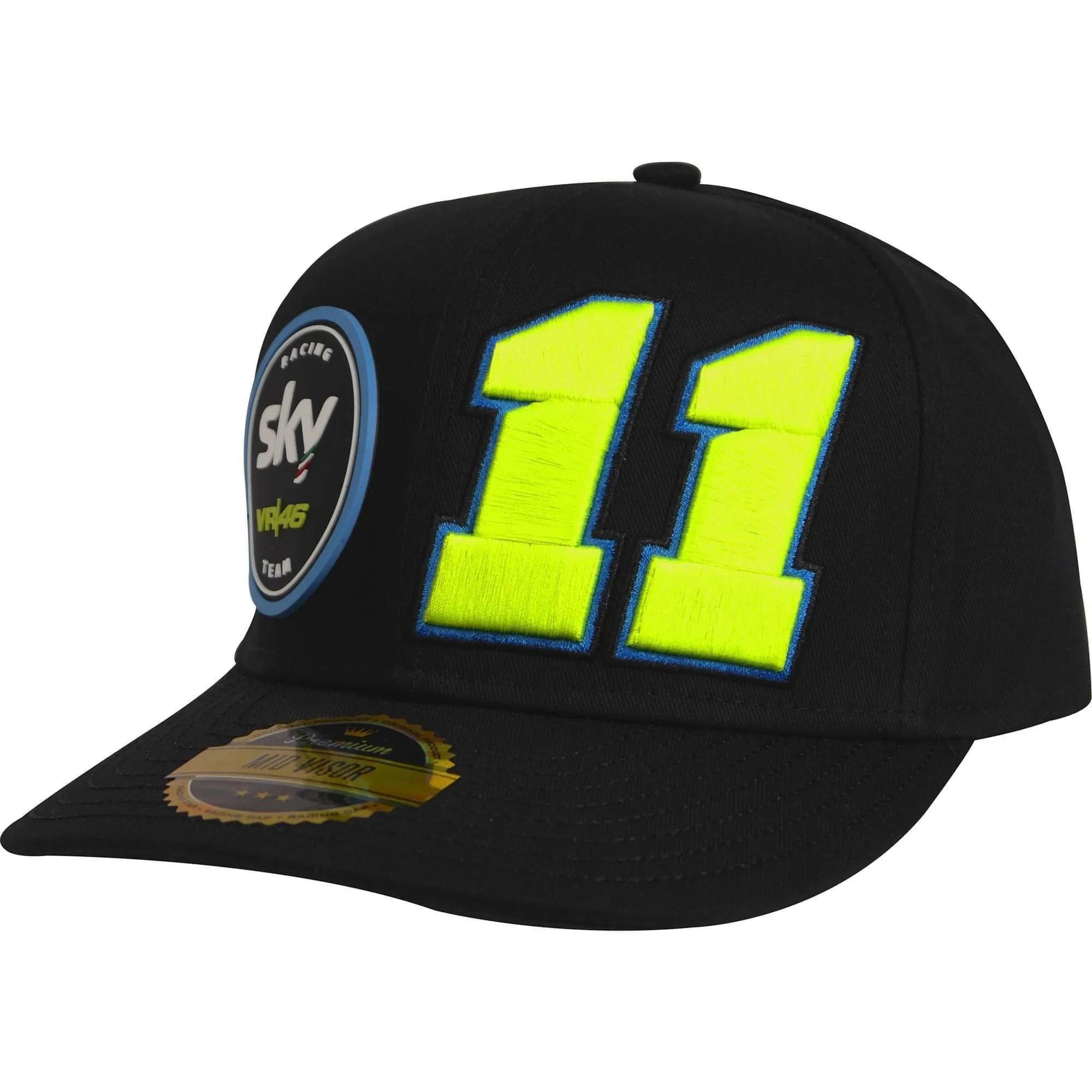 VR46 Sky Racing Team 11 Replica Cap - Black